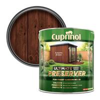 Cuprinol Ultimate Garden Wood Preserver Autumn Brown - 4L