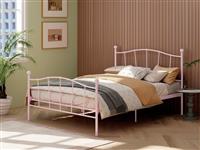 Argos Home Fleur Double Metal Bed Frame - Pink