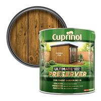 Cuprinol Ultimate Garden Wood Preserver Golden Oak - 4L