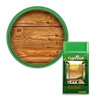 Cuprinol Naturally Enhancing Teak Oil 1L - Clear