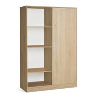 Argos Home Nova 1 Door Sliding Wardrobe - Oak