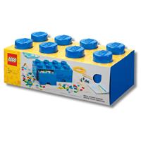 LEGO Brick Drawer 8 Knobs - Blue