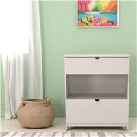 Welcome Canmore 2 Drawer Chest With Shelf - White