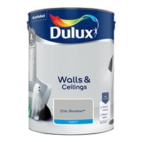Dulux Walls & Ceilings Matt Paint Chic Shadow - 5L