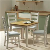 Argos Home Ashwell Cream Dining Table and 4 Chairs