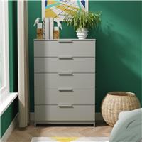 Welcome Orillia 5 Drawer Chest - Grey