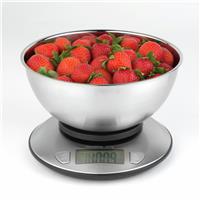 Salter Stainless Steel Digital Kitchen Scale with Bowl
