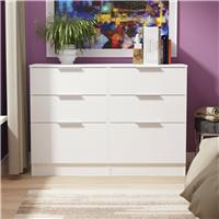 Welcome Orillia 6 Drawer Chest - White