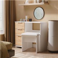 Livara Ready Assembled Orillia Dressing Table - White & Oak