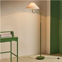 Habitat Wiggle and Taper Floor Lamp - Green & White