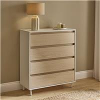 Argos Home Holland 4 Drawer Chest - Light Oak