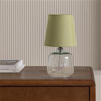 Argos Home Cabras Glass Table Lamp - Sage