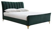 Birlea Clover Small Double Fabric Bed Frame - Green