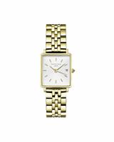Rosefield Boxy XS Ladies Gold Colour Bracelet Watch