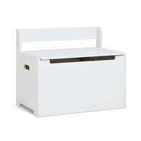 Habitat Joni Toy Box with Back Rest - White