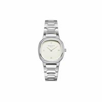 Rosefield Gaia Ladies Silver Dial Steel Bracelet Watch
