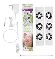 SpeedComfort Radiator Fan Duo Set - White