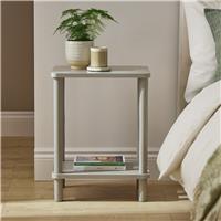 Argos Home Andrea Set of Bedside Table - Grey
