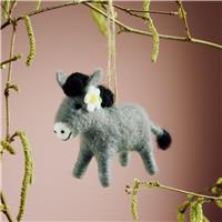 Argos Home Handcrafted Felt Donkey Ornament