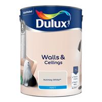 Dulux Walls & Ceilings Matt Paint Nutmeg White - 5L