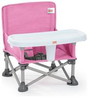 Bright Starts Pop N Sit Portable Feeding Booster Seat - Pink