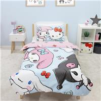 Hello Kitty and Friends Panel Pink Bedding Set - Single