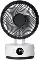 Meaco Sefte Rechargeable White Desk Fan - 8 Inch