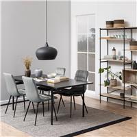 Furniture To Go Angus Wood 8 Seater Dining Table - Black