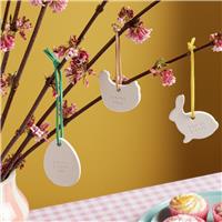 Argos Home 3 Mini Hanging Ceramic Keepsakes