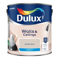Dulux Walls & Ceilings Matt Paint Gentle Fawn - 2.5L