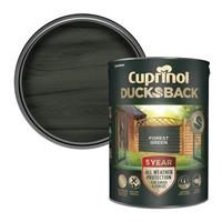 Cuprinol Ducksback Wood Paint - Forest Green - 5L