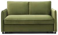 Kyoto Ruben Velvet 2 Seater Sofa Bed - Olive