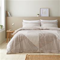 Catherine Lansfield Larsson Geo Neutral Bedding Set - Single