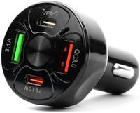 Streetwize 12V USB Car Charger - Type-C and Type-A Devices