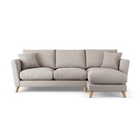 Habitat Lomond Right Hand Corner Sofa - Stone - Ash Leg