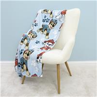 Paw Patrol Sketchy Fleece Throw - Blue - 150x100cm
