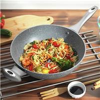 Salter Marblestone 28cm Aluminium Wok