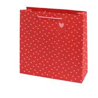 Argos Home Large Square Heart Bag & Tissue Paper