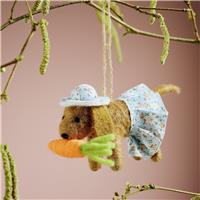 Argos Home Charming Felt Dog Ornament