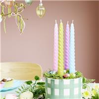 Argos Home Pack of 4 Twist Taper Candle