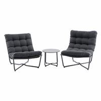 Pacific Clermont Set of 2 Outdoor Lounging Set - Anthracite