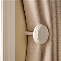 Argos Home Wood Curtain Holdback - Washed White Wood