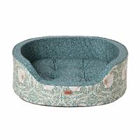 Morris & Co Pimpernel and Lily Leaf Oval Bed - Large