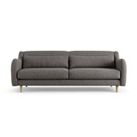 Habitat Turnmill Fabric 4 Seater Sofa - Charcoal - Ash Leg