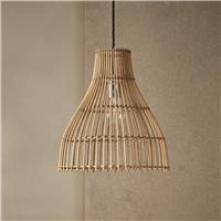 Habitat Camillo Natural Bamboo Midi Lampshade - 30cm