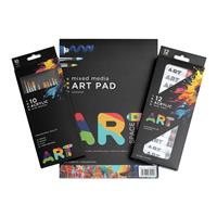 ArtSpace Acrylic Paint Brush Set, Paints and Art Pad Set