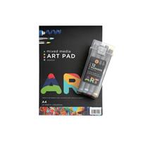 ArtSpace Acrylic Art Pad A4 and 12 Dual Tip Markers Set