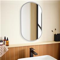 Argos Home Oval Bathroom Wall Mirror - 60x30cm