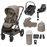 Maxi-Cosi Oxford 9Piece Complete Travel Systems-Brown