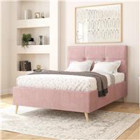 Aspire Caine Superking Bed Frame - Pink